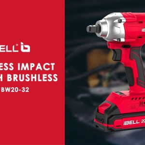 OPS BRUSHLESS CORDLESS WRENCH, MODEL IBL BW20-32